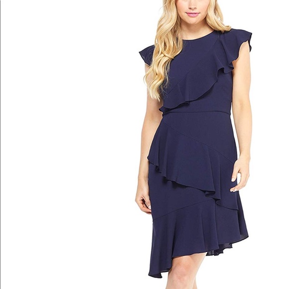 maggy london navy dress